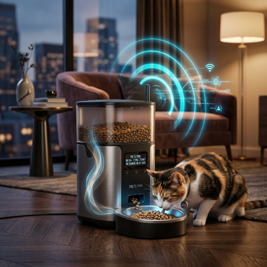 Smart Automatic Pet Feeder for Cats & Dogs | Timed & Portion-Control Feeding